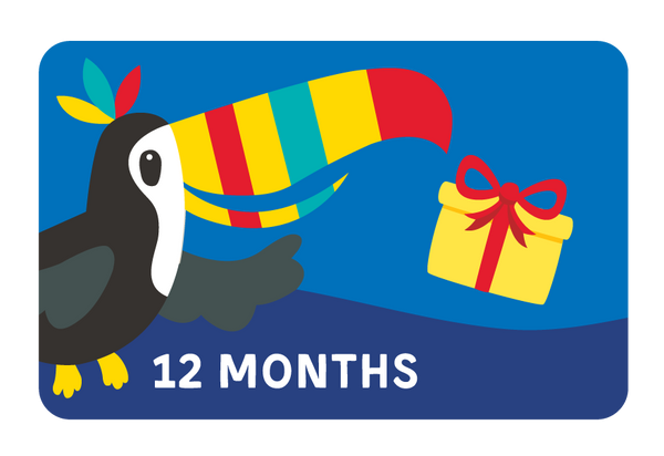 12 Month Gift Card – Toucanbox